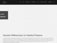 gasthof-rinkens.de Webseite Vorschau