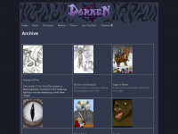 darkencomic.com Webseite Vorschau