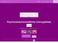 psygrenz.de Webseite Vorschau
