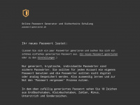 passwort-generieren.de Webseite Vorschau