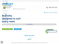 multicare.co.uk Webseite Vorschau