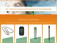schwerhoerigen-service.at Webseite Vorschau