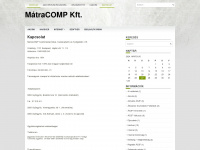 matracomp.hu Webseite Vorschau