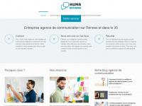 huma-network.org Webseite Vorschau