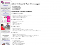 alka-software.de Webseite Vorschau