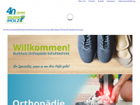 burkholz-orthopaedie.de Webseite Vorschau