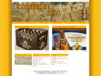 landsberger-gold.de Webseite Vorschau