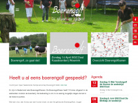 boerengolf.nl Webseite Vorschau