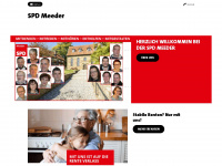 spd-meeder.de Webseite Vorschau