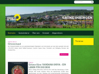 gruene-ihringen.de Webseite Vorschau