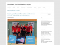 badminton-uttenreuth.de Webseite Vorschau
