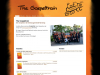 gospeltrain.org Webseite Vorschau