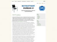 boycottdurban2.wordpress.com Webseite Vorschau