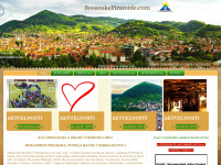 bosanskepiramide.com Webseite Vorschau