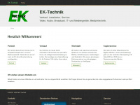 ek-technik.com Webseite Vorschau