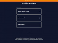 lovebird-events.de Webseite Vorschau