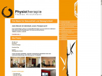 physiotherapie-hirschmann.de Webseite Vorschau