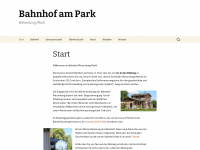 bahnhof-am-park.de Webseite Vorschau