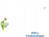 bdkj-kinderzeltlager.de Webseite Vorschau