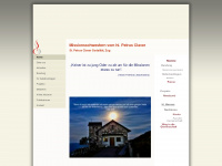 petrus-claver.ch Webseite Vorschau