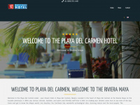 playa-del-carmen-hotel.com.mx Webseite Vorschau
