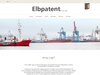 elbpatent.de Webseite Vorschau