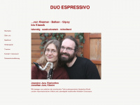 duo-espressivo.de Webseite Vorschau