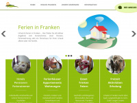 ferien-in-franken.com Webseite Vorschau