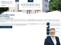 heinrichsimmobilien.de Webseite Vorschau