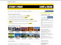 letenkypraha.com Webseite Vorschau