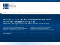 robert-biermann.de Webseite Vorschau