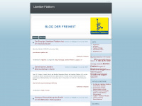 libertaereplattform.wordpress.com Webseite Vorschau