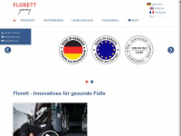 florett.de Webseite Vorschau