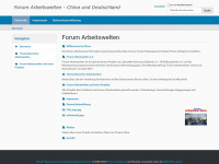 forumarbeitswelten.de Webseite Vorschau
