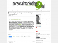 personalmarketing2null.wordpress.com Webseite Vorschau