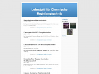 reactionengineering.wordpress.com Webseite Vorschau