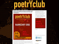 poetryclub.de Webseite Vorschau