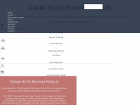 grandhotelbohemia.cz Webseite Vorschau
