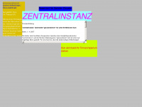 zentralinstanz.de Webseite Vorschau
