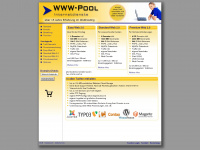 wwwpool.de Webseite Vorschau