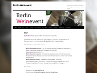 berlin-weinevent.de Webseite Vorschau
