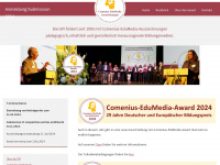 comenius-award.de Webseite Vorschau