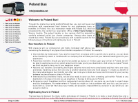 polandbus.net Webseite Vorschau