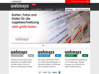 webmaps.de Webseite Vorschau