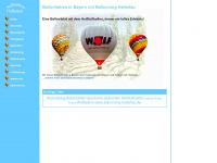 ballonfahren-in-bayern.de Webseite Vorschau