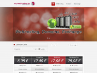 my-webhosting.de Webseite Vorschau