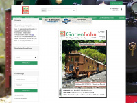 gartenbahn-store.de Webseite Vorschau