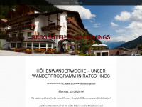 berghotelratschings.wordpress.com Webseite Vorschau