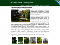 baumpaten-schlossgarten.de Webseite Vorschau