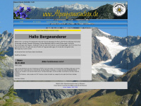 alpenfernwandern.de Webseite Vorschau